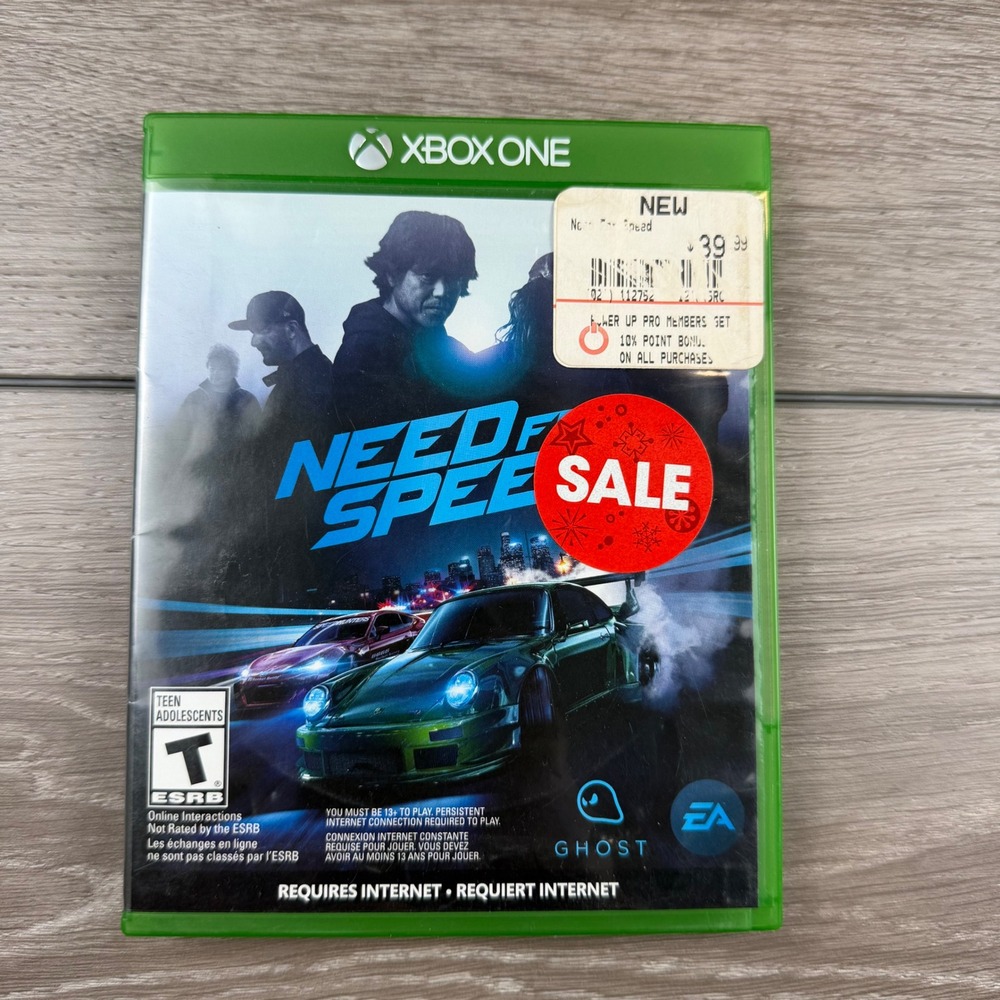 EA Microsoft Xbox One Need For Speed Racing Game